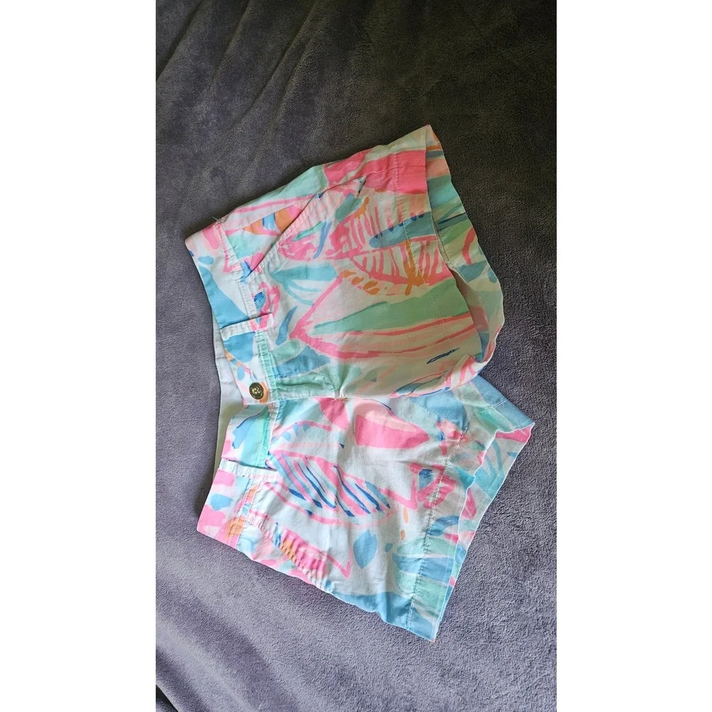 Lilly Pulitzer Callahan Shorts Out‎ To Sea, Women's size 0